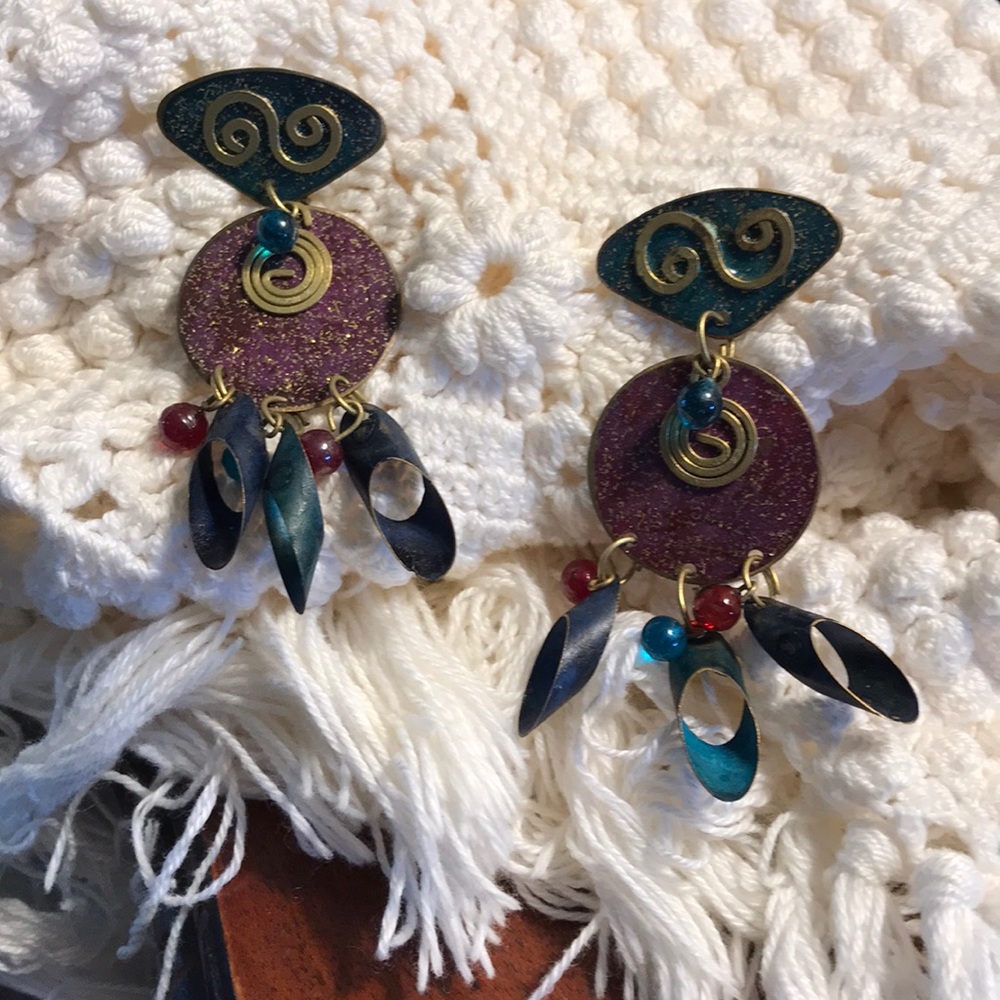 Nordstrom Boho long Earrings Vintage